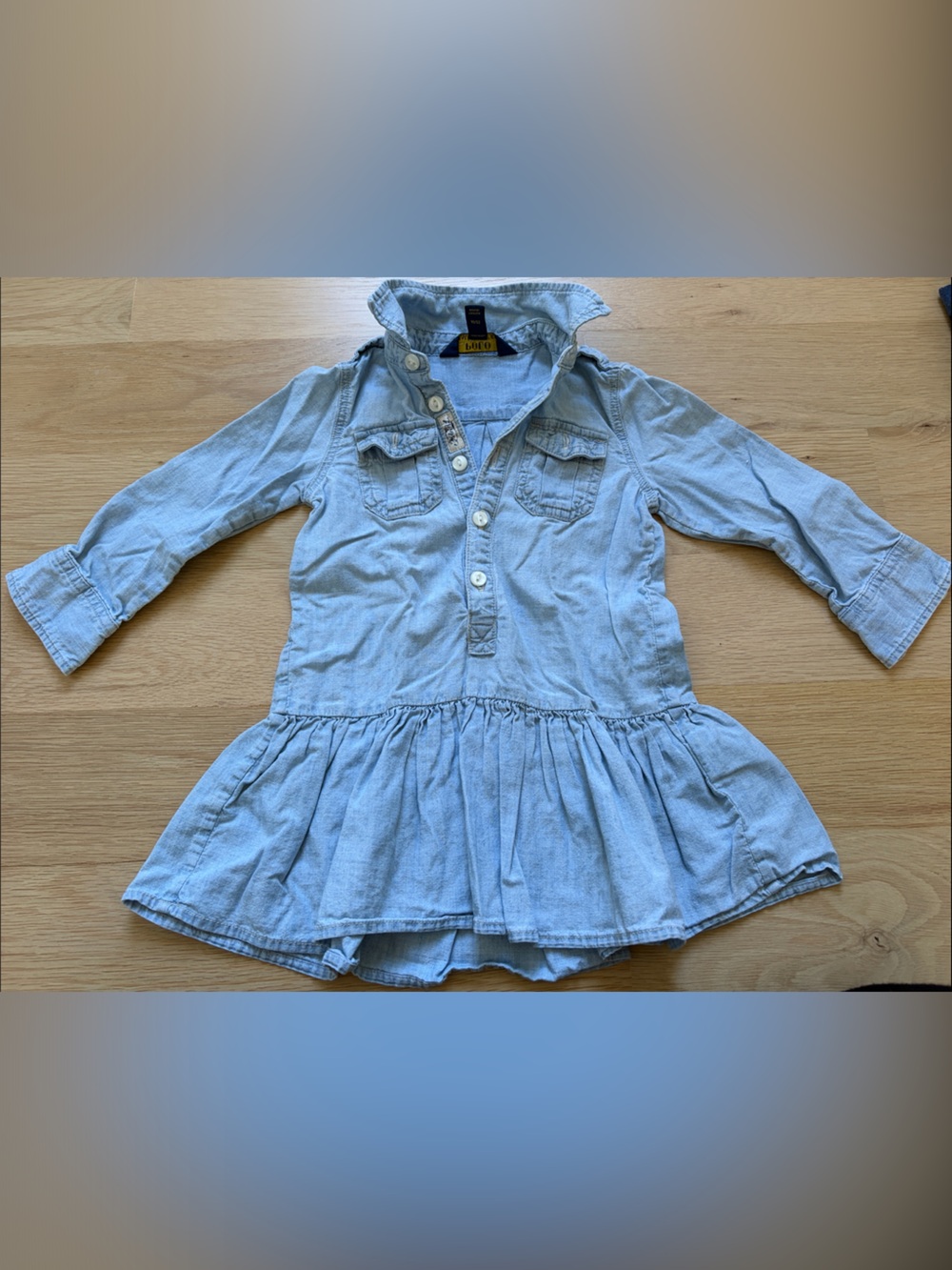 Polo Ralph Lauren Light Blue Denim Dress 2T